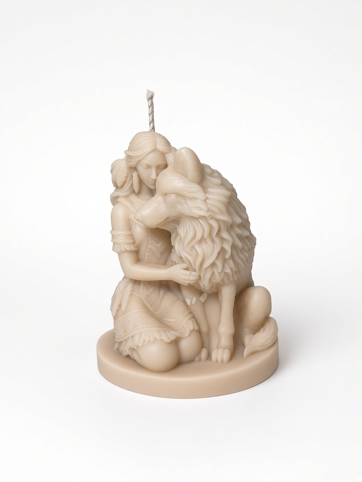 lobo bege Vela Lobo - Imagem 1